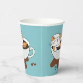Kaffee-Katzen-Spa Pappbecher (Rechts)