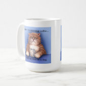 Kaffee-Katzen-Tasse Kaffeetasse (Vorderseite Links)