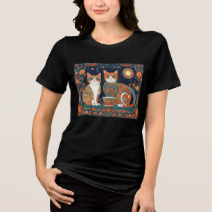 Kaffee-Katzen Tri-Blend-Shirt  Tri-Blend Shirt