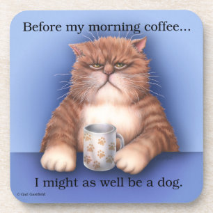 Kaffee-Katzen-Untersetzer Untersetzer