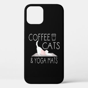 Kaffee, Katzen & Yoga Matten - Funny Gifts Yoga Ca Case-Mate iPhone Hülle