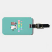 Kaffee Katzengepäck Gepäckanhänger (Vorderseite horizontal)