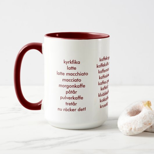 Kaffee-Kenner Tasse (Mit Donut)