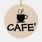 KAFFEE-KERAMIK KERAMIK ORNAMENT (Vorne)