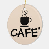 KAFFEE-KERAMIK KERAMIK ORNAMENT (Links)