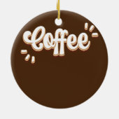 Kaffee Keramik Ornament (Hinten)