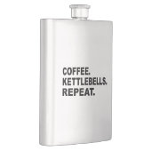 Kaffee Kettlebells Wiederholen Flachmann (Rechts)