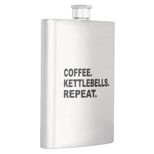 Kaffee Kettlebells Wiederholen Flachmann (Rechts)