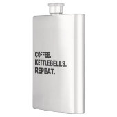 Kaffee Kettlebells Wiederholen Flachmann (Links)
