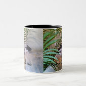 Kaffee Kitten Zweifarbige Tasse (Mittel)