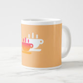 Kaffee Klatsch Melon Jumbo-Tasse (Vorderseite Rechts)