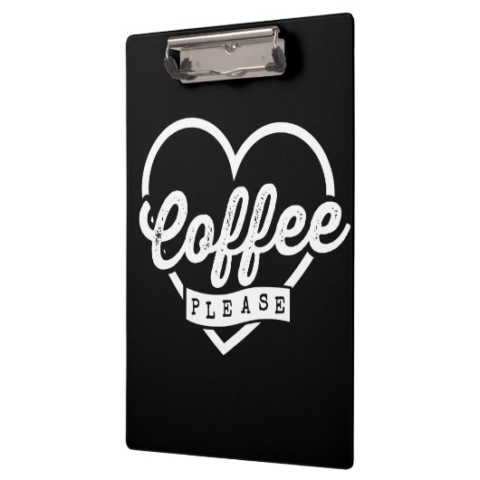 KAFFEE KLEMMBRETT (Links)