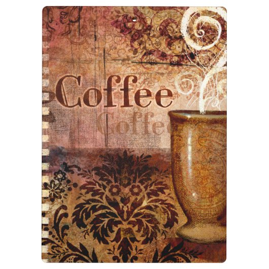 Kaffee Klemmbrett (Rückseite)