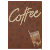 Kaffee Klemmbrett (Rückseite)