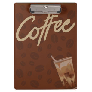 Kaffee Klemmbrett