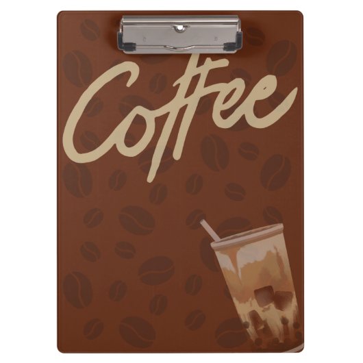 Kaffee Klemmbrett (Vorderseite)