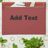 Kaffee Koch, Text hinzufügen Handtuch (Gefaltet)