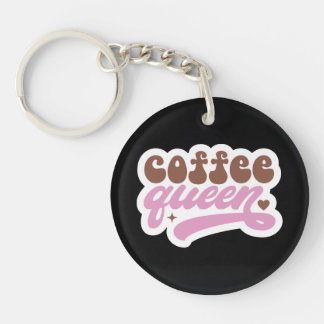 Kaffee-Königin-Schlüsselanhänger Schlüsselanhänger