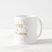 Kaffee & Konstellationen - Elegantes Star Map Desi Kaffeetasse (VorderseiteRechts)