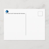 Kaffee-Konsument-Squad zusammenkommen Postkarte (Rückseite)