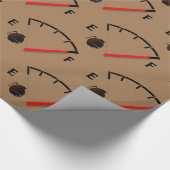 Kaffee Kraftstoffanzeige Volldünner_Cove Geschenkpapier (Ecke)