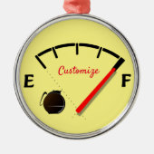 Kaffee Kraftstoffanzeige Volldünner_Cove Ornament Aus Metall (Vorne)