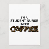 Kaffee - Krankenpflege Postkarte (Vorderseite)