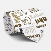 Kaffee Krawatte (Gerollt)