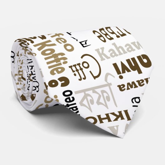 Kaffee Krawatte (Gerollt)