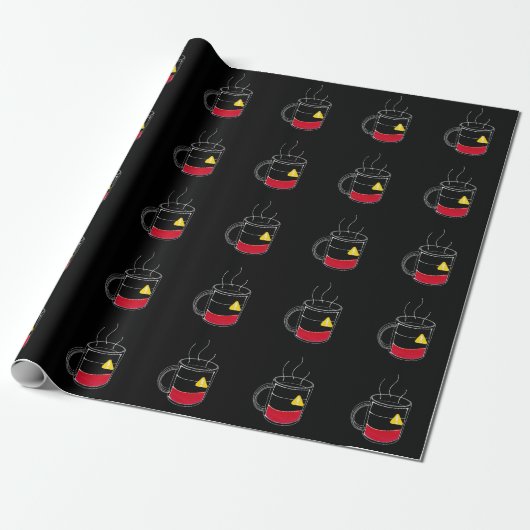 Kaffee kritisch niedrig geschenkpapier (Ungerollt)