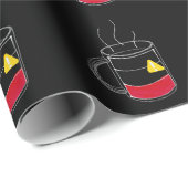 Kaffee kritisch niedrig geschenkpapier (Rolleneckpunkt)