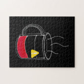 Kaffee kritisch niedrig puzzle (Horizontal)