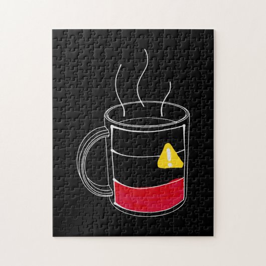 Kaffee kritisch niedrig puzzle (Vertikal)