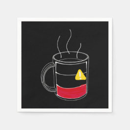Kaffee kritisch niedrig serviette