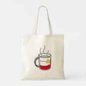Kaffee kritisch niedrig tragetasche (Rückseite)