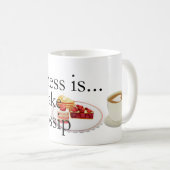 Kaffee, Kuchen und Klatsch: Glückliche Momente Kaffeetasse (VorderseiteRechts)