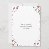 Kaffee & Kuchen zum Geburtstag Einladung (Rückseite)