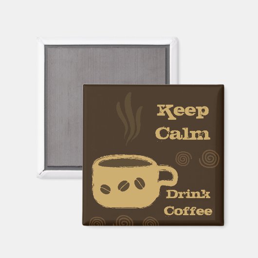 Kaffee-Kühlschrankmagnet Magnet (Vorderseite/Rückseite)