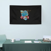 Kaffee-Kunst aber erster Kaffee 2 Banner (Messeveranstaltung)