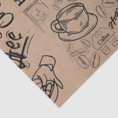 Kaffee-Kunst 'Brewed Bliss' Seidenpapier (Detail)