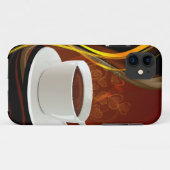 Kaffee-Kunst-Café Case-Mate iPhone Hülle (Rückseite (Horizontal))