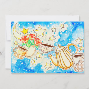 Kaffee Kunst Einladung
