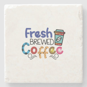Kaffee Kunst Frischer Kaffee Steinuntersetzer