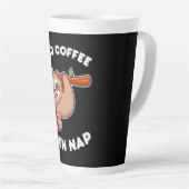 Kaffee-Kunst Ice Kaffee Dann Nickerchen Milchtasse (Rechte Ecke)