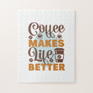 Kaffee Kunst Kaffee Macht Das Leben Besser Puzzle