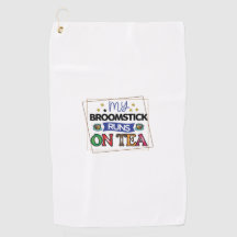 Kaffee-Kunst mein Broomstick läuft auf Tee