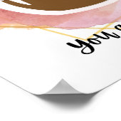 Kaffee Kunst Poster (Ecke)