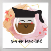 Kaffee Kunst Poster (Vorne)