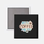 Kaffee-Kunstbücher Kaffee und Sie Magnet (Vorderseite/Rückseite)