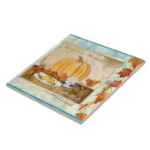 Kaffee-Kürbis-Herbst-Fall-Ernte-Küchen-Dekor Fliese (Seite)